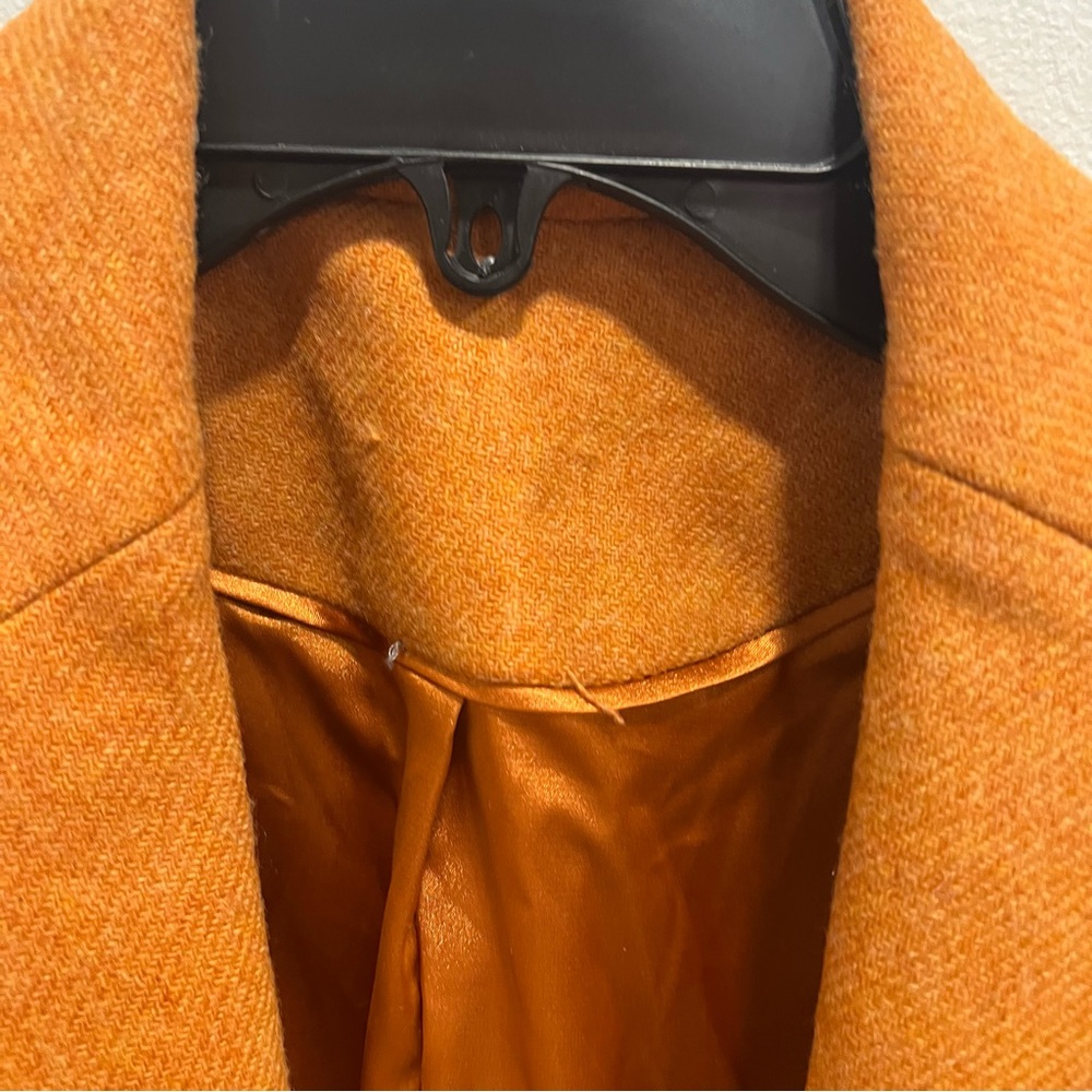 Women's Unique Statement Orange Blazer - image 5